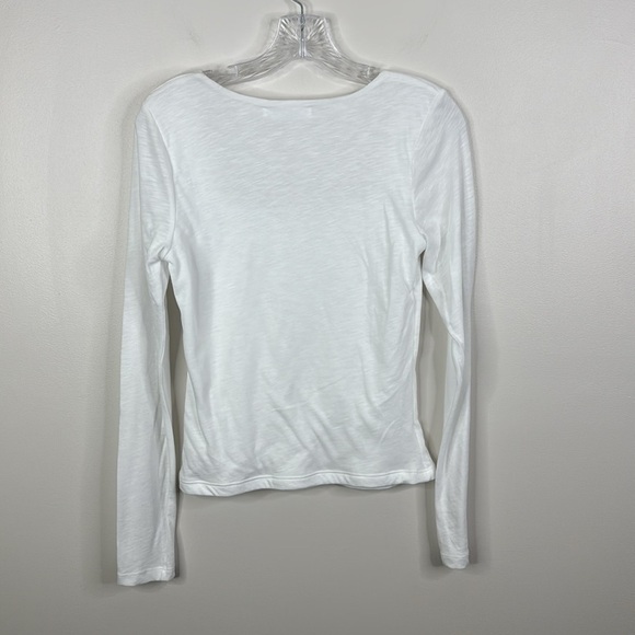 Project Social T Women's Large Danni Seamless Square Neck Long Sleeve Blouse - Picture 5 of 6